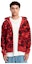 Lookbook BAPE Color Camo Shark Full Zip Hoodie Red