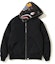 Buy Bape jaket hoodie hitam Camo Shark berwarna-warni.