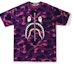 Buy BAPE Color Camo Shark Tee Purple