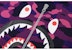 BAPE Color Camo Shark Tee Purple