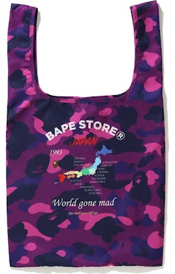 BAPE Color Camo Shopping Bag L Purple Order BAPE Color Camo Shopping Bag L Purple