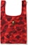 Buy BAPE Color Camo Shopping Bag L Red