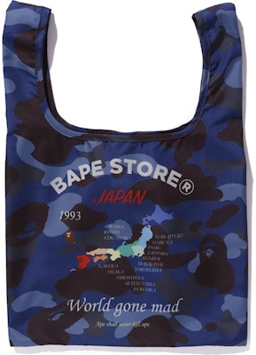 BAPE Color Camo Shopping Bag M Blue Order BAPE Color Camo Shopping Bag M Blue
