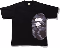 BAPE Color Camo Side Big Ape Head Relaxed Tee Black/Burgundy BAPE Color Camo Side Big Ape Head Relaxed Tee Black/Burgundy