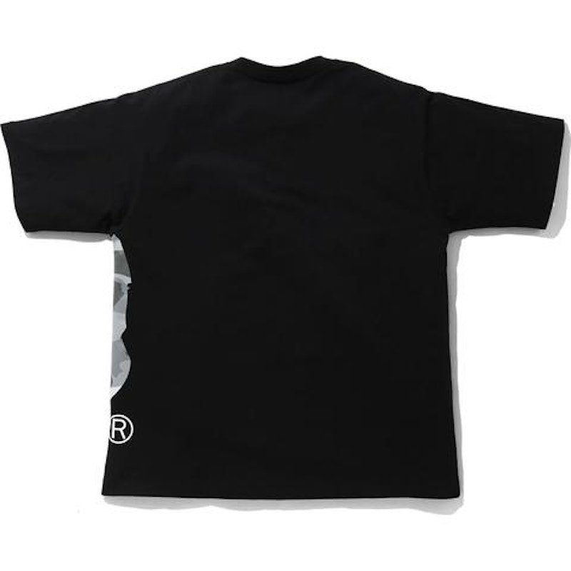 BAPE Color Camo Side Big Ape Head Relaxed Tee Black/Gray 圖 2