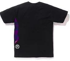 Order BAPE 彩色迷彩大猩猩頭側面T恤 黑色/紫色
