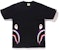 BAPE Color Camo Side Shark Tee Black/Purple
