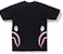 BAPE Color Camo Side Shark Tee Black/Purple