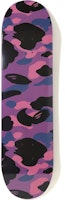 BAPE Color Camo Skateboard Deck Purple BAPE Color Camo Skateboard Deck Purple