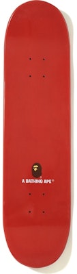 BAPE Color Camo Skateboard Deck Red Order BAPE Color Camo Skateboard Deck Red