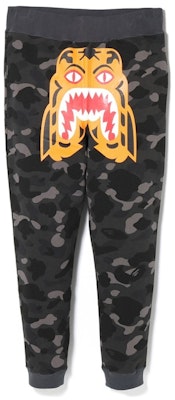 Bape Color Camo Tiger Slim Sweatpants Black Buy Bape Color Camo Tiger Slim Sweatpants Black