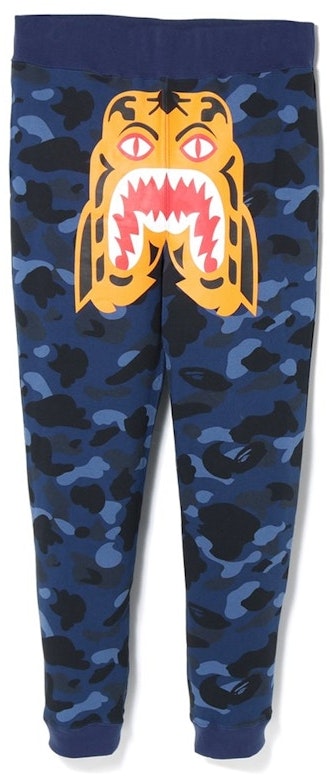 bape-color-camo-tiger-slim-sweatpants-blue