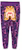 Bape Color Camo Tiger Slim Sweatpants Purple
