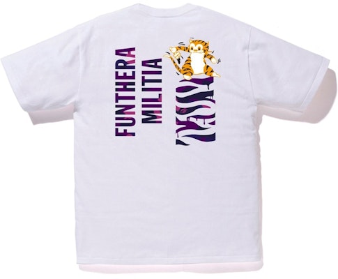 Bape Color Camo Tiger Tee White Purple Order Bape Color Camo Tiger Tee White Purple