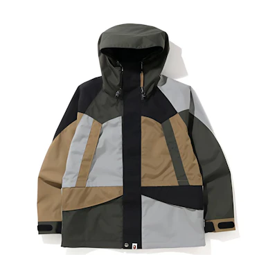 BAPE Colorblock Zip-Up Hoodie Jacket Multicolor () 0ZXJKM141009F