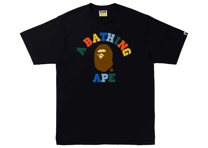 BAPE Colors College Tee (SS22) Black
