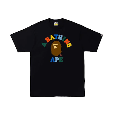 BAPE Colors College Tee (SS22) Black