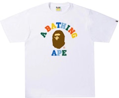 BAPE Colors College Tee (SS22) White