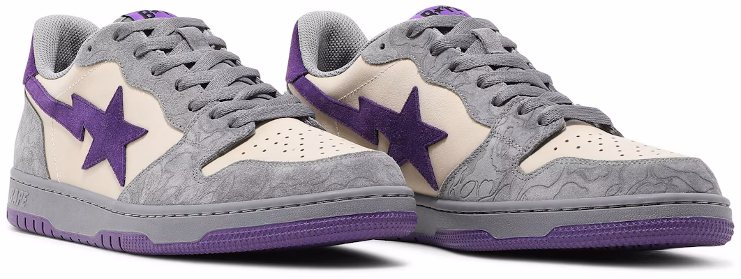 BAPE Court Sta 'Royal Purple' 1G70191032 Cheap BAPE Court Sta 'Royal Purple' 1G70191032