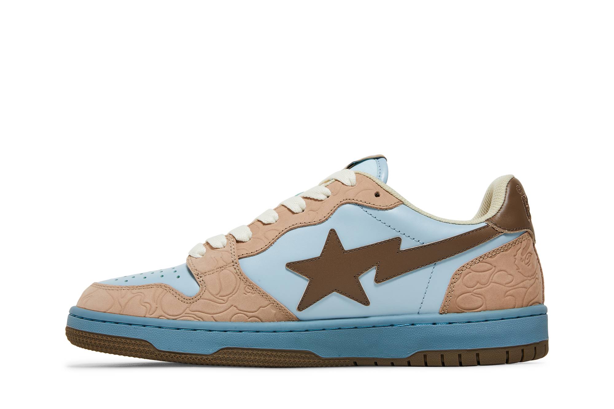 Lookbook BAPE Court Sta 'Sax' Kasut Sneakers Lelaki 1H20191030-SAX