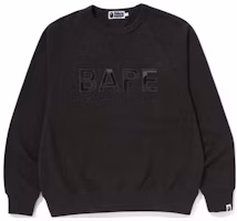Order BAPE 圓領LOGO長袖套頭衫休閒上衣 0ZXSWM113007K