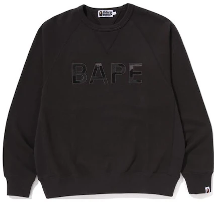 BAPE 圓領LOGO長袖套頭衫休閒上衣 0ZXSWM113007K Order BAPE 圓領LOGO長袖套頭衫休閒上衣 0ZXSWM113007K