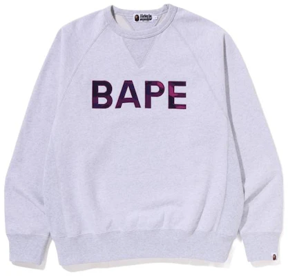 BAPE 圓領LOGO長袖套頭衫休閒上衣 0ZXSWM113007K Shop BAPE 圓領LOGO長袖套頭衫休閒上衣 0ZXSWM113007K