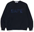 Purchase BAPE 圓領LOGO長袖套頭衫休閒上衣 0ZXSWM113007K