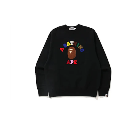 BAPE Crewneck Sweatshirt with Logo Letter Print Design 1H30-113-002