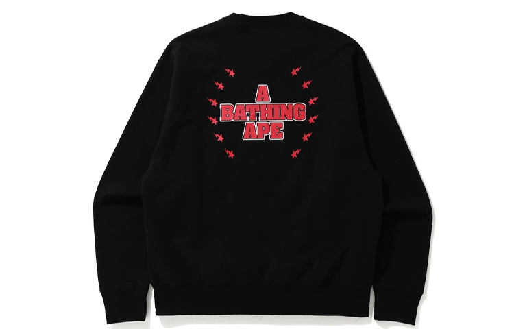 Lookbook Sudadera Hombre BAPE Crystal Logo Print Crewneck Loose. 1H30-113-009