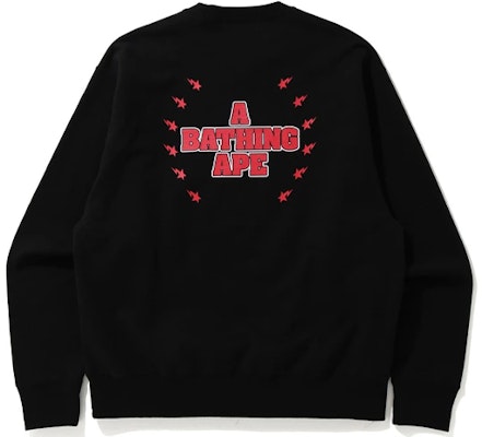 Sudadera Hombre BAPE Crystal Logo Print Crewneck Loose. 1H30-113-009 Lookbook Sudadera Hombre BAPE Crystal Logo Print Crewneck Loose. 1H30-113-009