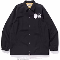 Bape DC Coach Jacket Black Bape DC Coach Jacket Black