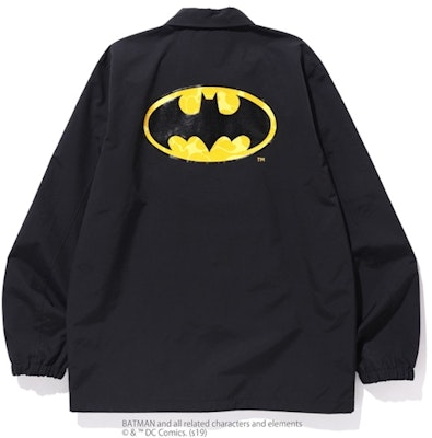 Bape DC Coach Jacket Black Order Bape DC Coach Jacket Black