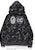 Bape DC Color Camo Full Zip Hoodie Black