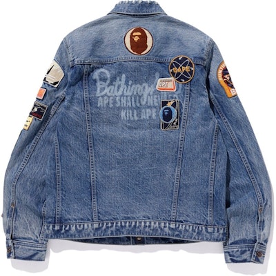 Bape Denim Jacket Indigo Order Bape Denim Jacket Indigo