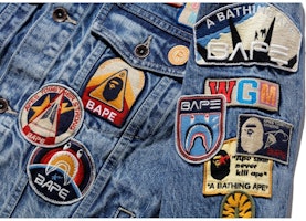 Chaqueta Vaquera Bape Índigo. Lookbook Chaqueta Vaquera Bape Índigo.