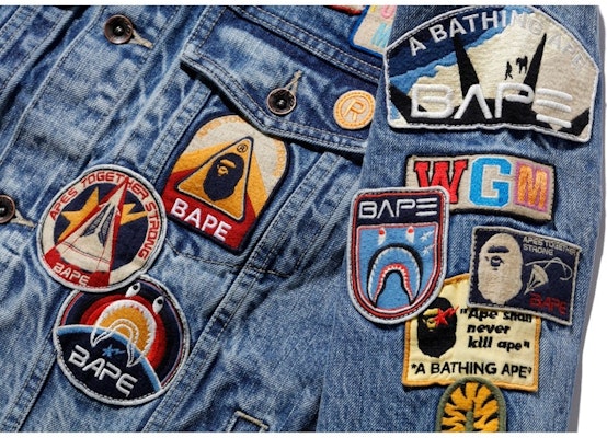 Bape Denim Jacket Indigo Lookbook Bape Denim Jacket Indigo