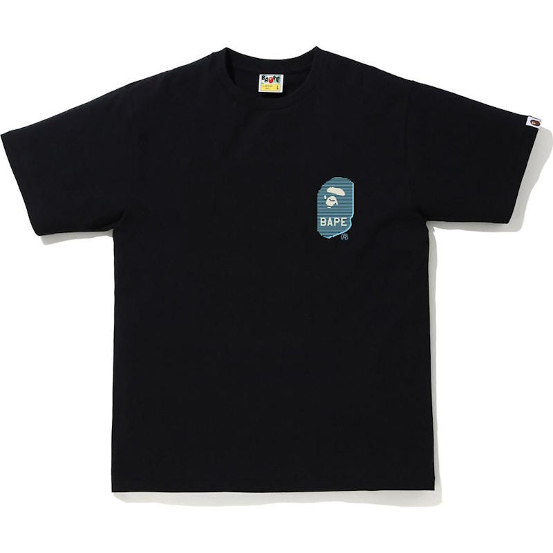 BAPE Desert Camo Ape Head Tee Black