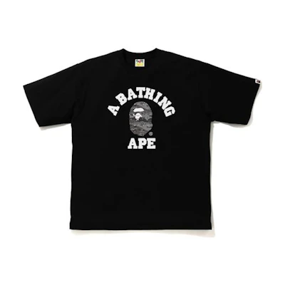 BAPE Desert Camo College Relaxed Tee Black/Black
