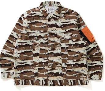 Chaqueta BAPE Trucker Beige Ajuste Suelto Camo Desértico. Buy Chaqueta BAPE Trucker Beige Ajuste Suelto Camo Desértico.