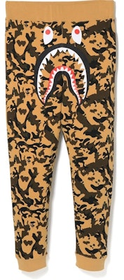 Bape Desert Camo Shark Slim Sweat Pants Yellow Buy Bape Desert Camo Shark Slim Sweat Pants Yellow