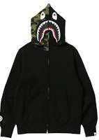 BAPE Detatchable Shark Full Zip Hoodie 'Black' BAPE Detatchable Shark Full Zip Hoodie 'Black'