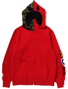 BAPE可拆式鯊魚全拉鍊連帽外套 '紅色' Order BAPE可拆式鯊魚全拉鍊連帽外套 '紅色'