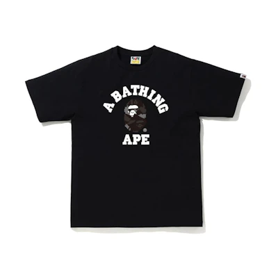 BAPE Digital Camo College Tee Black/Black
