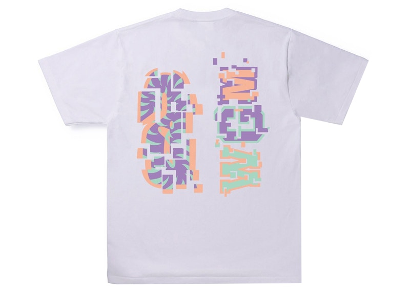 Order BAPE Digital Shark Kaos 'Putih'