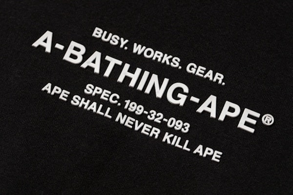 Bape Double Knit Crewneck Black Lookbook Bape Double Knit Crewneck Black