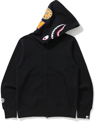 Bape Double Knit Zip Hoodie Black Buy Bape Double Knit Zip Hoodie Black