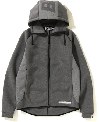 Sudadera con Capucha Bape Double Knit Cremallera Gris Buy Sudadera con Capucha Bape Double Knit Cremallera Gris