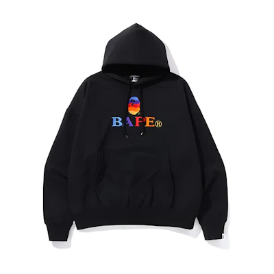 BAPE Embroidery Logo Loose Fit Pullover Hoodie Unisex. 1H70-114-004