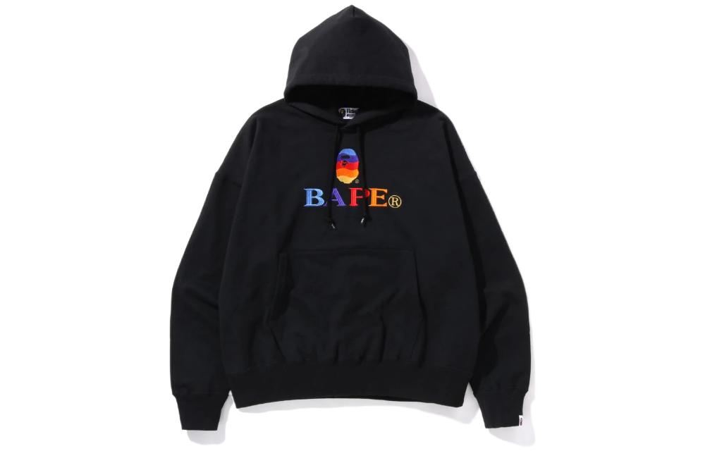 BAPE Embroidery Logo Loose Fit Pullover Hoodie Unisex. 1H70-114-004 圖 2